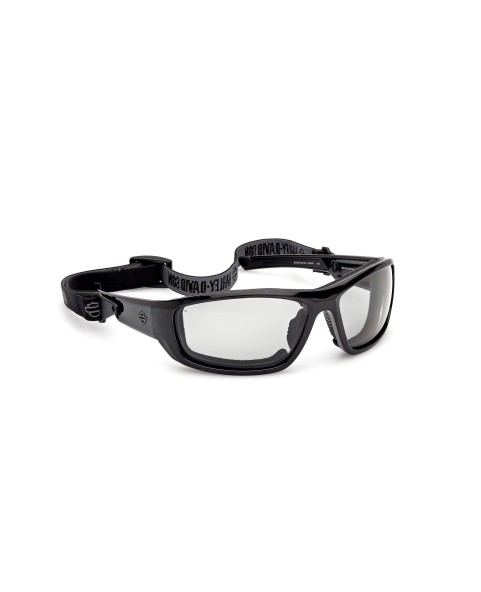 HZ00477401D HARLEY DAVIDSON PHOTOCHROMIC POLARIZED MOTORCYCLE SUNGLASSES SHINY BLACK / SMOKE