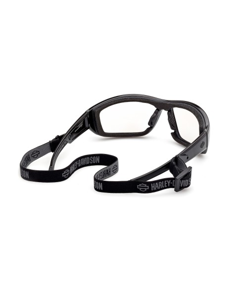 HZ00477401X GAFAS HARLEY DAVIDSON FOTOCROMÁTICAS DE MOTO NEGRO BRILLO / ESPEJO AZUL