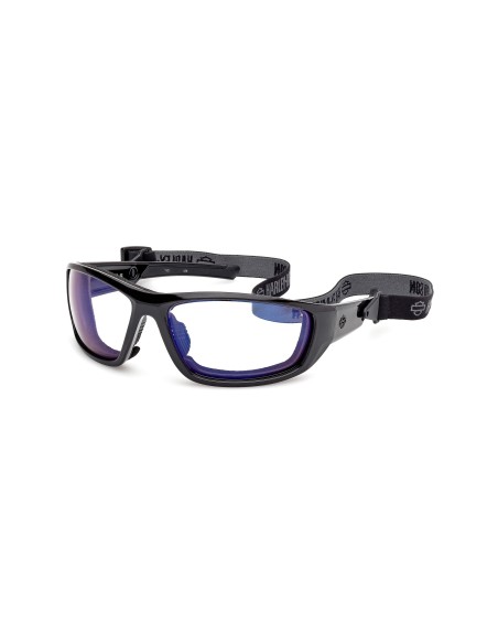 HZ00476901X GAFAS HARLEY-DAVIDSON BLAZE ACE 2.0 FOTOCROMÁTICAS NEGRO BRILLO / ESPEJO AZUL
