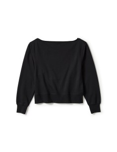 Harley-Davidson Women's Chrome Evo Off The Shoulder Sweatshirt – Black 2