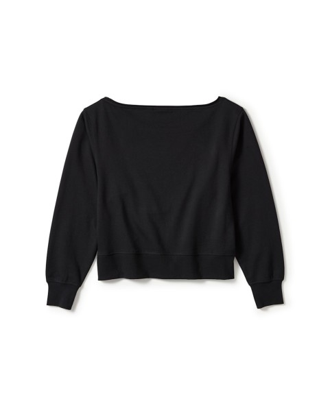 Harley-Davidson Women's Chrome Evo Off The Shoulder Sweatshirt – Black