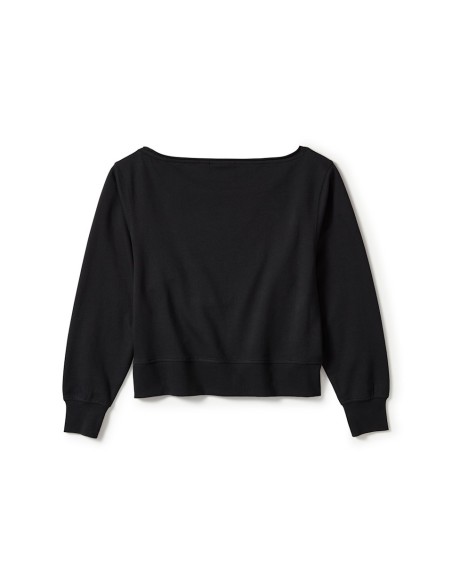 Harley-Davidson Women's Chrome Evo Off The Shoulder Sweatshirt – Black