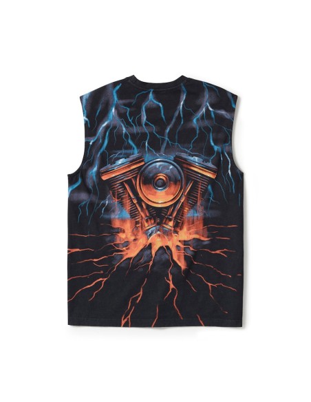 96481-25VM Camiseta Harley-Davidson Evo Lightning Muscle – Vintage Washed