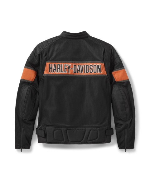 Harley-Davidson Men's Trenton Mesh Riding Jacket – Maximum Airflow