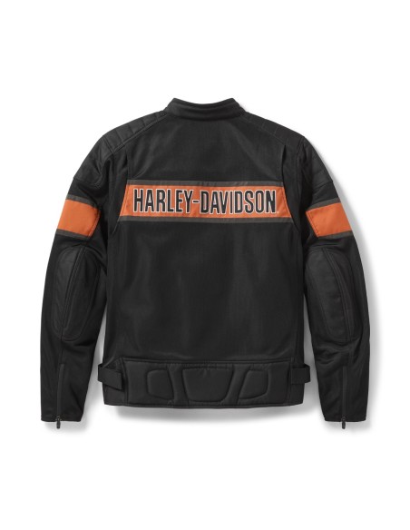 Harley-Davidson Men's Trenton Mesh Riding Jacket – Maximum Airflow