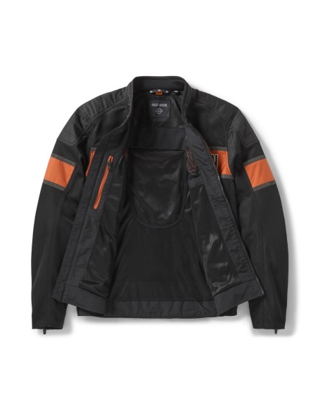 Harley-Davidson Men's Trenton Mesh Riding Jacket – Maximum Airflow