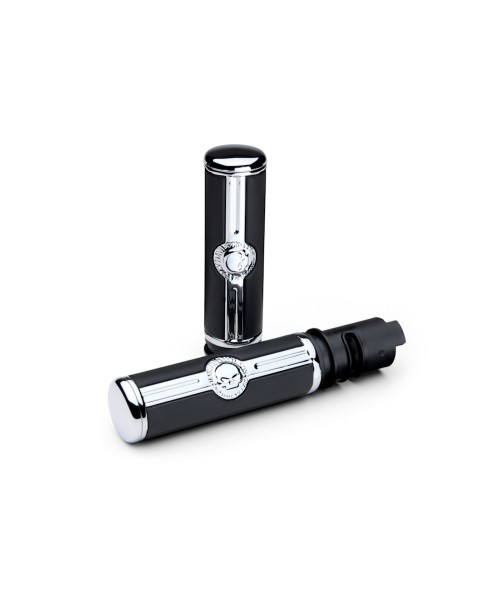 Harley-Davidson Willie G Skull Collection Grips – Chrome