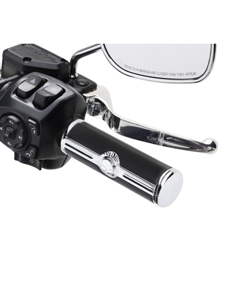 56100750 Puños Harley-Davidson Willie G Skull Collection – Chrome