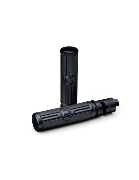 56100752 Harley-Davidson Willie G Skull Collection Grips – Black