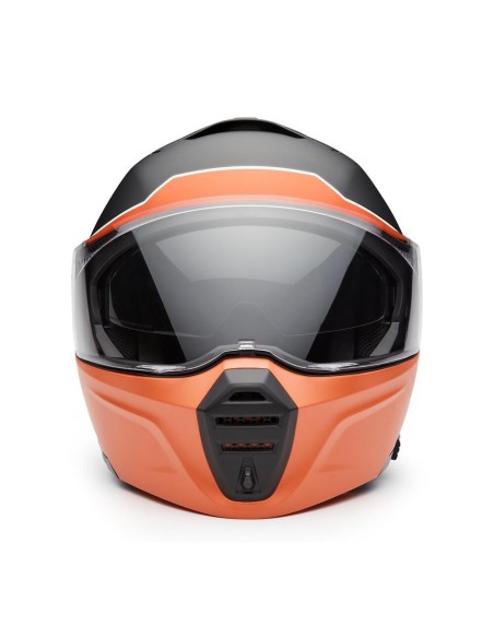 97147-25VX Casco Modular Harley-Davidson Evo X17 Sunshield – Negro/Naranja