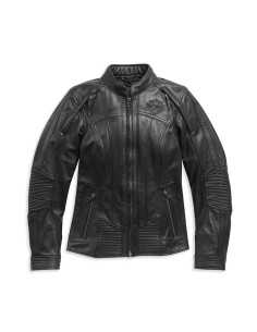 98011-21EW CHAQUETA DE PIEL HARLEY-DAVIDSON AURORAL II 3-EN-1 PARA MUJER