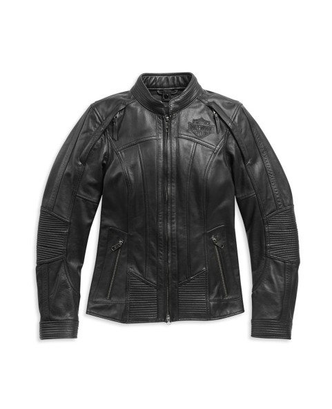 98011-21EW HARLEY-DAVIDSON WOMEN'S AURORAL II 3-IN-1 LEATHER JACKET