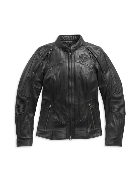 98011-21EW CHAQUETA DE PIEL HARLEY-DAVIDSON AURORAL II 3-EN-1 PARA MUJER