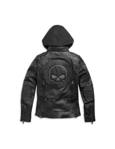 98011-21EW CHAQUETA DE PIEL HARLEY-DAVIDSON AURORAL II 3-EN-1 PARA MUJER 2