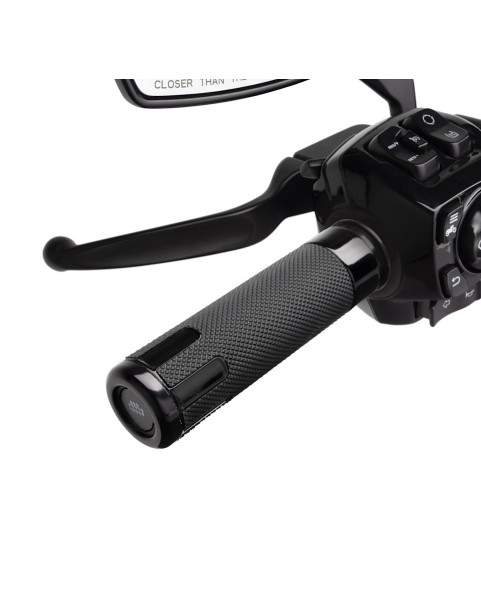 Harley-Davidson Switchback Collection Heated Hand Grips – Anodized Black