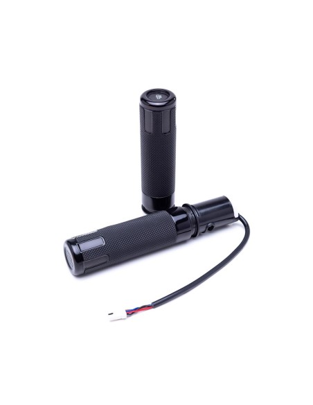 Harley-Davidson Switchback Collection Heated Hand Grips – Anodized Black