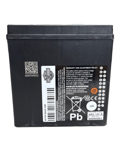 HARLEY DAVIDSON SEALED AGM BATTERY 28AH BY TOURING & TRIKE 28AH