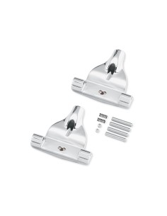 Soportes cromados de las plataformas del reposapiés del pasajero Harley Davidson Softail 50501113
