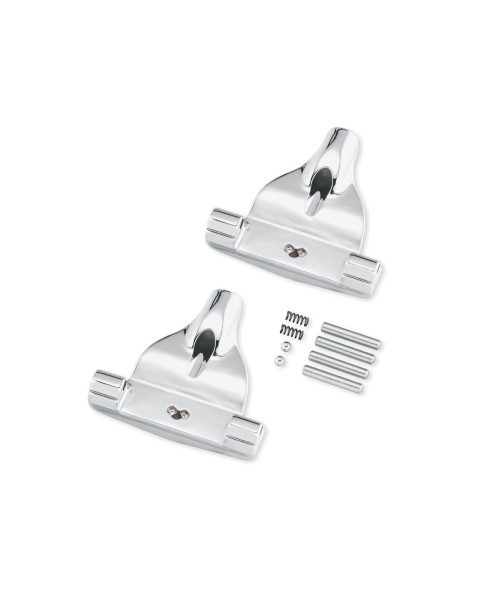 Soportes cromados de las plataformas del reposapiés del pasajero Harley Davidson Softail 50501113