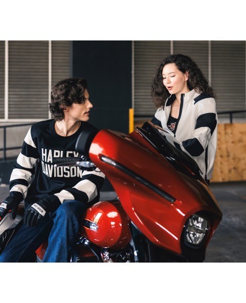 97185-25VM Guantes Harley Davidson Dyna Knit Riding - Piel y Punto con D3O® Ghost™