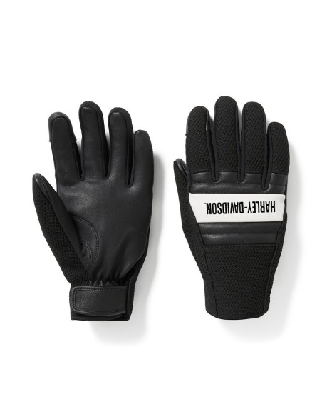 97185-25VM Guantes Harley Davidson Dyna Knit Riding - Piel y Punto con D3O® Ghost™