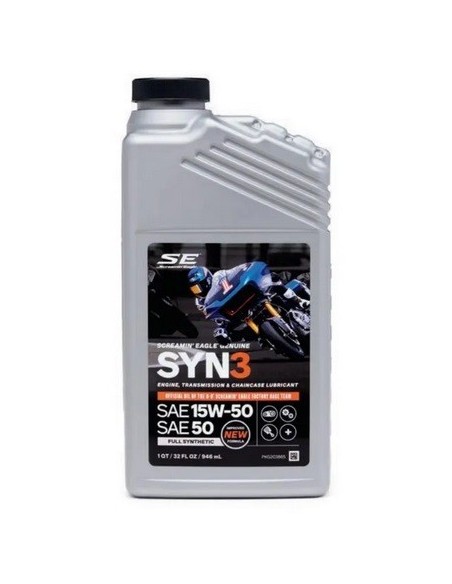 ACEITE SINTETICO HARLEY DAVIDSON SYN3 15W50 SCREAMIN´ EAGLE®