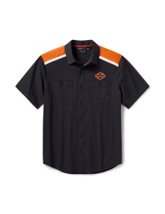 Camisa Harley-Davidson TECH COOLMAX Color Blocked Shirt Hombre 96199-26VM
