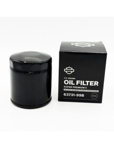 OIL FILTER HARLEY DAVIDSON SUPERPREMIUM 5 BLACK - 5 MICRON 63731-99B