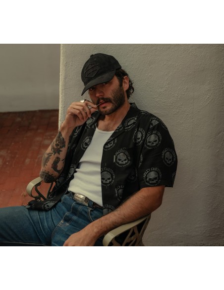 Camisa Harley-Davidson de manga corta para hombre  Willie G Skull Aloha 96205-26VM en Harley-Davidson Siebla