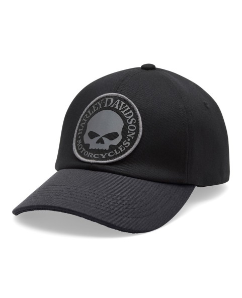 97635-26VM - Gorra Harley-Davidson Willie G Skull Softail Stretch Fit para Hombre