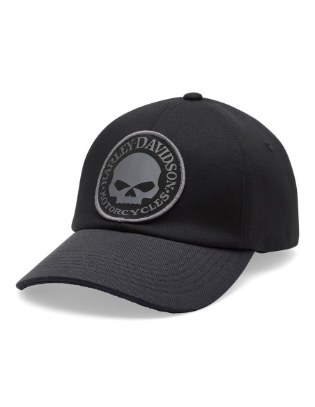 97635-26VM - Gorra Harley-Davidson Willie G Skull Softail Stretch Fit para Hombre