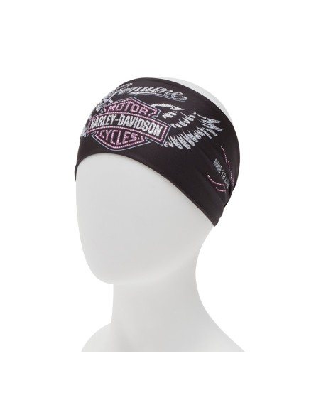 97654-26VW - Diadema Harley-Davidson Winged Bling para Mujer