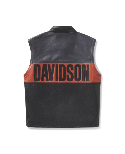 97017-25VM - Chaqueta de Piel Harley-Davidson Essential Convertible para Hombre
