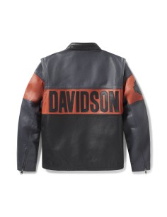 97017-25VM - Chaqueta de Piel Harley-Davidson Essential Convertible para Hombre 2