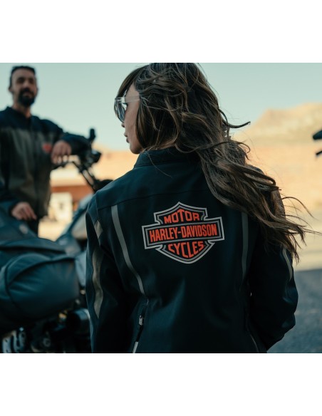 97157-25VW - Chaqueta de Moto Textil Impermeable Harley-Davidson para Mujer