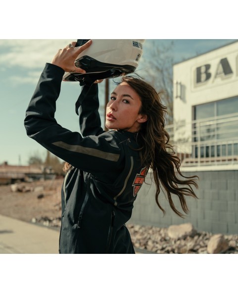 Harley-Davidson Waterproof Textile Riding Jacket Women | 97157-25VW | Harley-Davidson Siebla