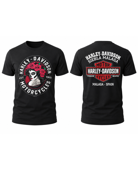 HARLEY DAVIDSON SIEBLA OFFICIAL CALAVERA SUM26 T-SHIRT