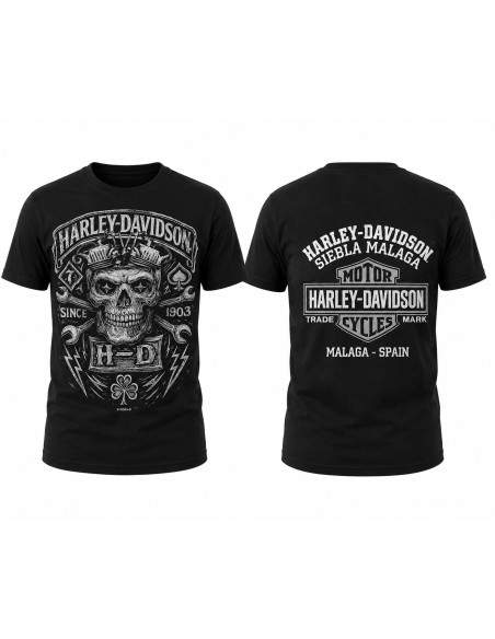 Exclusive Harley-Davidson Siebla ENGRAVED T-Shirt | Limited Edition