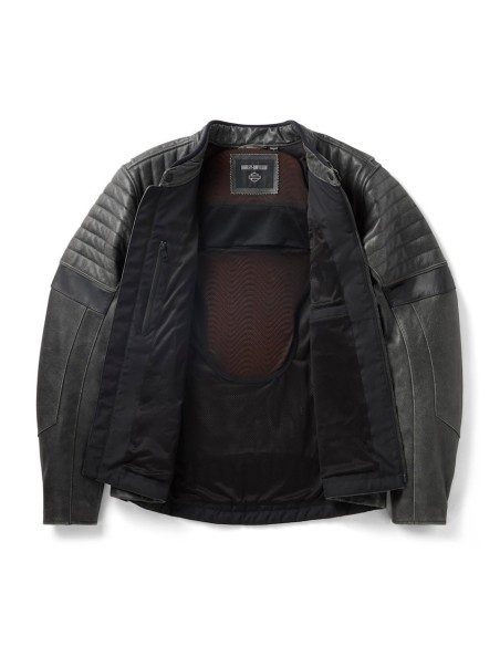 HARLEY DAVIDSON PASSING LINK III MEN'S LEATHER JACKET 98001-26VM
