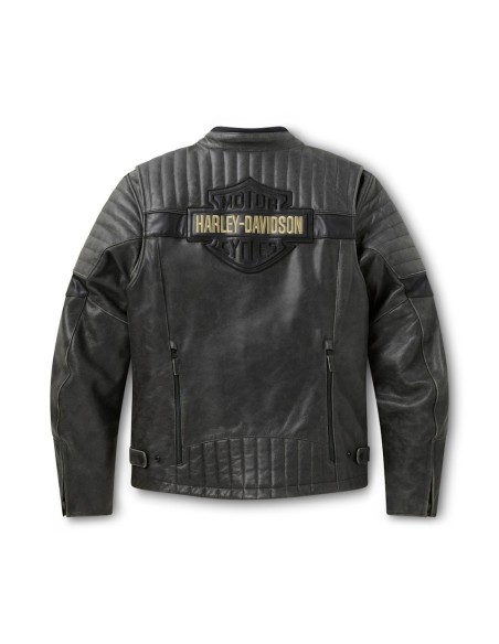 CHAQUETA DE CUERO HARLEY DAVIDSON PASSING LINK III PARA HOMBRE 98001-26VM