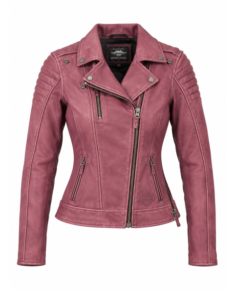 97007-22EW CHAQUETA CUERO MUJER HARLEY DAVIDSON BEZEL