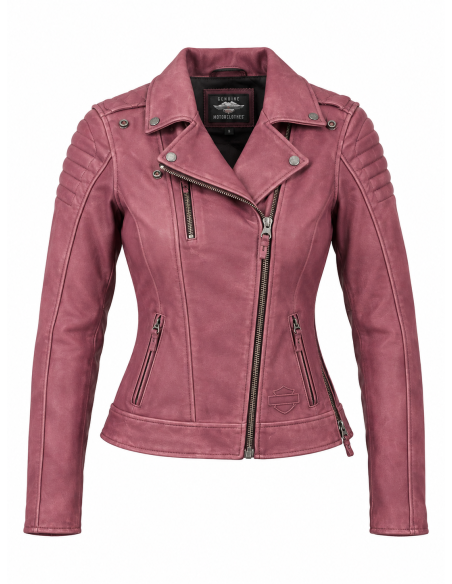 97007-22EW CHAQUETA CUERO MUJER HARLEY DAVIDSON BEZEL