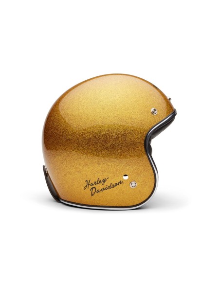 Harley-Davidson Ace C02 Gold Flake 3/4 Helmet | 97165-26EX