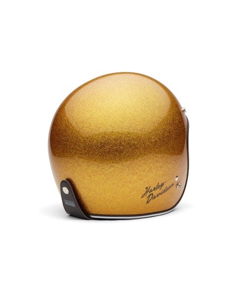Harley-Davidson Ace C02 Gold Flake 3/4 Helmet | 97165-26EX
