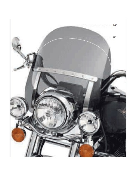 Deflector detachable para Road King