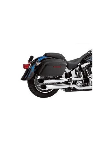 Alforjas rígidas forradas en cuero con candados