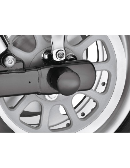 Tapas del eje trasero negras