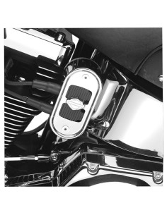 Tapa de la bobina con logotipo Bar&Shield.