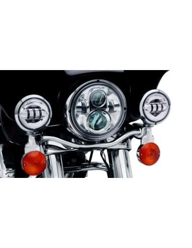 Faros Auxiliares Daymaker de leds 4" cromados