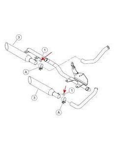 HARLEY DAVIDSON EXHAUST GASKET INTERCONNECT 65927-00 2